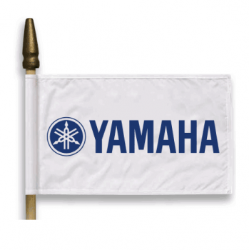 High Quality Custom Design Yamaha Hand Waving Flags