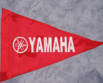 High Quality Polyester Yamaha Triangle Bunting Flag Custom