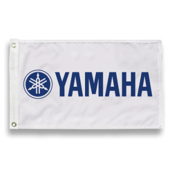 High Quality Yamaha advertising flag banners with grommet