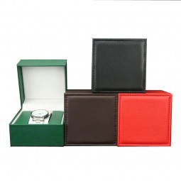 PU Leather Case Organizer Watch Box with Jewelry Drawer for Storage and Display